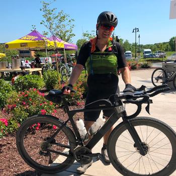 After a grueling race at Gravel Worlds 2019 in the 150 mile distance in Lincoln Nebraska.